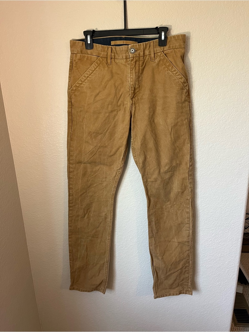 Freenote Cloth Workers Chino Pants 32 Tan Japanese Fabric USA Workwear High End